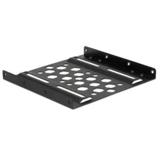 Delock Hliníkový inštalačný rámček 2.5” na 3.5” čierny