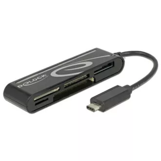 Delock USB 2.0 čítačka kariet USB Type-C™ samec 5 slotov