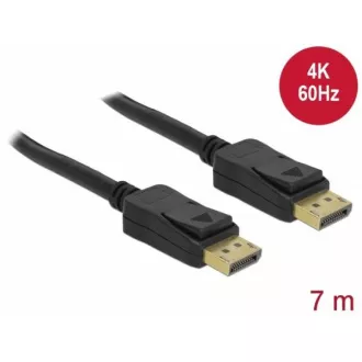 Delock Displayport 1.2 kábel samec > Displayport samec 4K 60 Hz 7 m