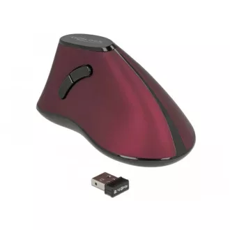 Delock Ergonomická vertikálna optická 5-tlačítková myš 2.4 GHz bezdrôtová