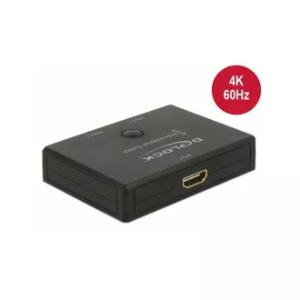 Delock HDMI 2 - 1 obojsmerný Switch 4K 60 Hz Delock HDMI 2 - 1 obojsmerný Switch 4K 60 Hz