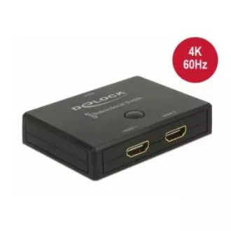 Delock HDMI 2 - 1 obojsmerný Switch 4K 60 Hz Delock HDMI 2 - 1 obojsmerný Switch 4K 60 Hz