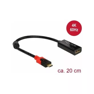 Delock DisplayPort adaptér pre monitor USB Type-C™, 4K 60 Hz