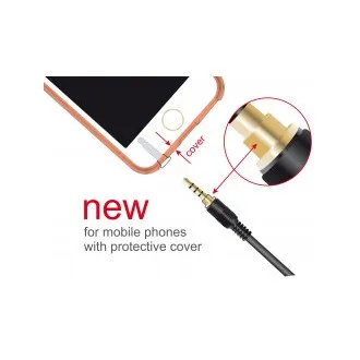Delock Kábel Stereo Jack 3,5 mm 4 pin samec > samec 3 m čierny Delock Kábel Stereo Jack 3,5 mm 4 pin samec > samec 3 m čierny
