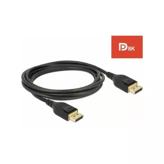Delock DisplayPort kábel 8K 60 Hz 2 m DP 8K certifikované