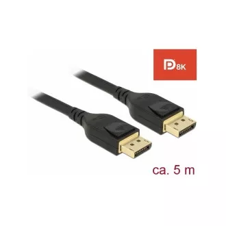 Delock DisplayPort kábel 8K 60 Hz 5 m DP 8K certifikované
