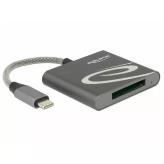 Delock USB Type-C™ čítačka kariet pre pamäťové karty XQD 2.0 Delock USB Type-C™ čítačka kariet pre pamäťové karty XQD 2.0