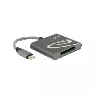 Delock USB Type-C™ čítačka kariet pre pamäťové karty XQD 2.0 Delock USB Type-C™ čítačka kariet pre pamäťové karty XQD 2.0