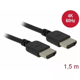 Delock Premium HDMI kábel 4K 60 Hz 1,5 m
