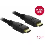 Delock Aktívny kábel HDMI4K 60 Hz 10 m