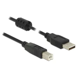 Delock Kábel USB 2.0 Typ-A samec > USB 2.0 Typ-B samec 3 m čierny