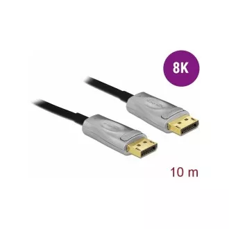 Delock Aktívny optický kábel DisplayPort 1.4 8K 10 m