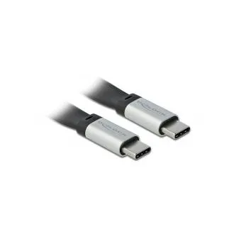 Delock USB 3.2 Gen 2, FPC plochý stuhový kábel, USB Type-C na USB Type-C, 22 cm, PD 3 A E-Marker Delock USB 3.2 Gen 2, FPC plochý stuhový kábel, USB Type-C na USB Type-C, 22 cm, PD 3 A E-Marker