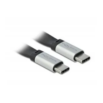 Delock USB 3.2 Gen 2, FPC plochý stuhový kábel, USB Type-C na USB Type-C, 22 cm, PD 3 A E-Marker Delock USB 3.2 Gen 2, FPC plochý stuhový kábel, USB Type-C na USB Type-C, 22 cm, PD 3 A E-Marker