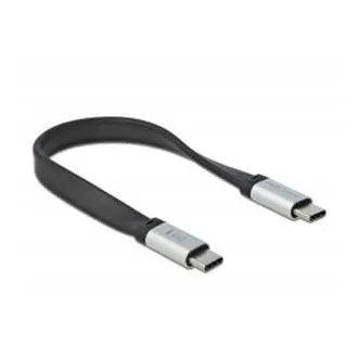 Delock USB 3.2 Gen 2, FPC plochý stuhový kábel, USB Type-C na USB Type-C, 22 cm, PD 3 A E-Marker Delock USB 3.2 Gen 2, FPC plochý stuhový kábel, USB Type-C na USB Type-C, 22 cm, PD 3 A E-Marker