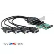 Delock PCI Express Karta na 4 x Sériový RS-232 so zdrojom napätia