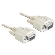 Delock sériový kábel Null modem 9 pin samica/samica 3 m