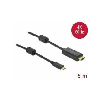 Delock Kábel z Active USB Type-C na HDMI, (DP Alt Mode) 4K 60 Hz 5 m