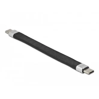 Delock USB 3.2 Gen 2, FPC plochý stuhový kábel, USB Type-C na USB Type-C, 13 cm, PD 5 A E-Marker