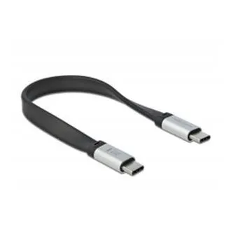Delock USB 3.2 Gen 2, FPC plochý stuhový kábel, USB Type-C na USB Type-C, 13 cm, PD 5 A E-Marker