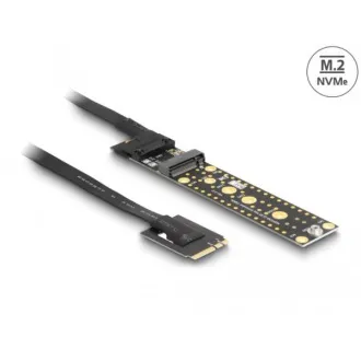 Delock Karta Riser NVMe M.2 Key A+E zástrčková na Key M Slot, s káblom dĺžky 20 cm Delock Karta Riser NVMe M.2 Key A+E zástrčková na Key M Slot, s káblom dĺžky 20 cm