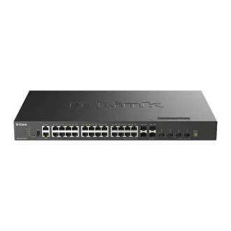D-Link DXS-3410-32XY/E - 10G L3 Stackable Managed Switches, 24*10GBASE-T + 4*10G SFP+ + 4*25G SFP28 Multi-Gigabit