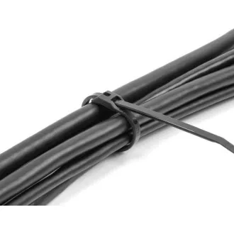 Delock Káblový úväzok s plochou hlavou, D 205 x Š 2,5 mm, 100 ks čierna Delock Káblový úväzok s plochou hlavou, D 205 x Š 2,5 mm, 100 ks čierna