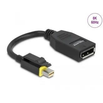 Delock Mini DisplayPort 1.4 na DisplayPort adaptér s aretáciou 8K 60 Hz Delock Mini DisplayPort 1.4 na DisplayPort adaptér s aretáciou 8K 60 Hz