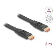 Delock High Speed HDMI Plochý stuhový kábel 48 Gbps 8K 60 Hz 3 m