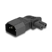 Delock Napájací adaptér IEC 60320 - z C14 na C7, zástrčka / zásuvka, 2,5 A, 90 °, pravouhlý