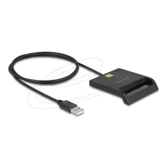 Delock USB 2.0 čítačka čipových kariet pre čipové karty s kontaktným čipom Delock USB 2.0 čítačka čipových kariet pre čipové karty s kontaktným čipom