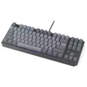 Endorfy Thock V2 TKL Klávesnica, herná, drôtová, mechanická, Endorfy Red, US layout, TKL, ARGB, hliníková konštrukcia, USB, sivá
