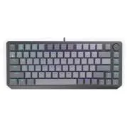 Endorfy Thock V2 75% Klávesnica, herná, drôtová, mechanická, Endorfy Red, US layout, 75% veľkosť, ARGB, hliník, USB, šedá