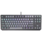 Endorfy Thock V2 TKL Klávesnica, herná, drôtová, mechanická, Endorfy Red,SK/SK layout, TKL, ARGB, hliníková konštrukcia, USB, sivá