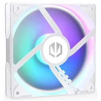 Endorfy Stratus 120 White PWM ARGB, Ventilátor, 120mm, FDB ložisko, výška 25mm, PWM, 12V, ARGB LED, biely