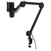 Endorfy Solum 2 Boom Arm,Mikrofón, kondenzátorový, kardioidný, rameno, pop-up filter, dotykové stlmenie, LED signalizácia,
