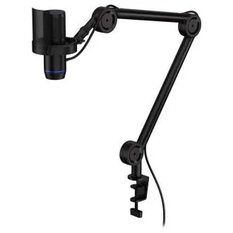 Endorfy Solum 2 Boom Arm,Mikrofón, kondenzátorový, kardioidný, rameno, pop-up filter, dotykové stlmenie, LED signalizácia,