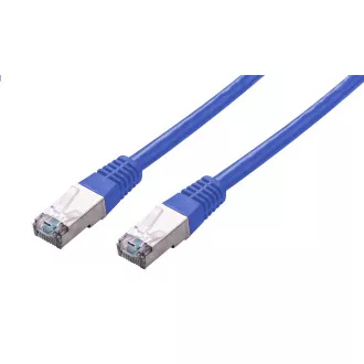 C-TECH Kábel patchcord Cat5e, FTP, modrý, 2m