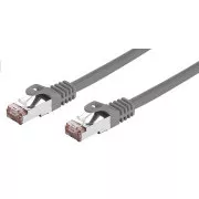 C-TECH Kábel patchcord Cat6, FTP, sivý, 0,5m