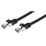 C-TECH Kábel patchcord Cat6, FTP, čierny, 2m