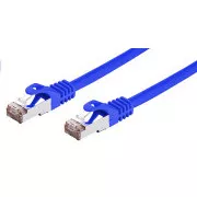 C-TECH Kábel patchcord Cat6, FTP, modrý, 0,5m