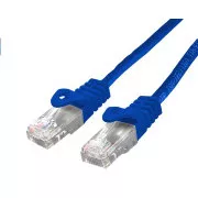 C-TECH Kábel patchcord Cat6, UTP, modrý, 0,25 m