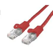 C-TECH Kábel patchcord Cat6, UTP, červený, 5m