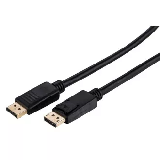 C-TECH Kábel DisplayPort 1.4, 8k @ 60Hz, M / M, 1m