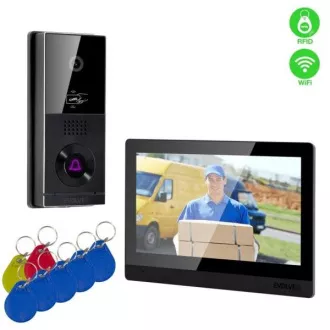 EVOLVEO DoorPhone AHD10, Sada domáceho WiFi videotelefónu s ovládaním dverí a RFID, čierny 10" monitor, 32GB EVOLVEO DoorPhone AHD10, Sada domáceho WiFi videotelefónu s ovládaním dverí a RFID, čierny 10" monitor, 32GB