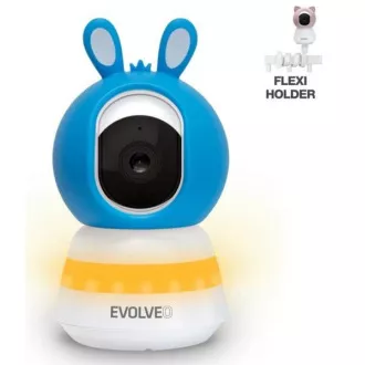 EVOLVEO Baby Monitor LUX- Chytrá 360 ° videoopatrovateľka s nočným videním, detekciou plače a pohybu, modrá EVOLVEO Baby Monitor LUX- Chytrá 360 ° videoopatrovateľka s nočným videním, detekciou plače a pohybu, modrá