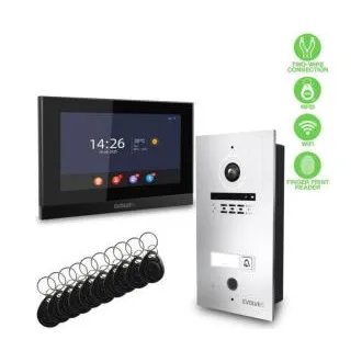 EVOLVEO DoorPhone ID-1, 2-drôtový videotelefón s RFID, odtlačkom prsta a podporou ONVIF kamier EVOLVEO DoorPhone ID-1, 2-drôtový videotelefón s RFID, odtlačkom prsta a podporou ONVIF kamier