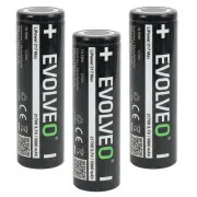 EVOLVEO LiPower 217 Max 5000 - Li-ion batéria 21700 (3.7 V / 5000 mAh) 3 ks