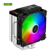 EVOLVEO QuietCool7, CPU chladič s digitálnym displejom, 6x heatpipe, čierny