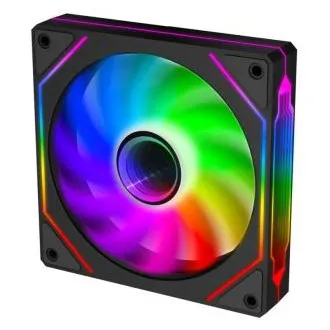 EVOLVEO 120UX, ventilátor, 120mm, 4pin PWM, ARGB, čierny EVOLVEO 120UX, ventilátor, 120mm, 4pin PWM, ARGB, čierny